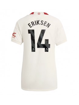 Ženski Nogometna dresi replika Manchester United Christian Eriksen #14 Tretji 2023-24 Kratek rokav